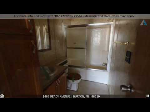 1486 READY Avenue, Burton, MI home video tour