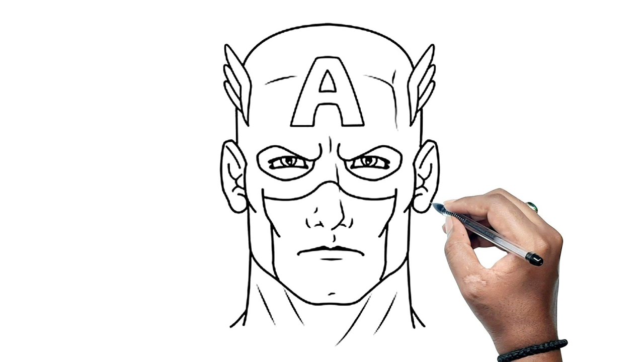 Rosario Carmina - Captain America Drawing (Endgame)
