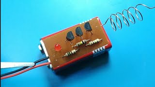 Contactless  A.C Mains Detector circuit ( circuit diagram in the description box) screenshot 5