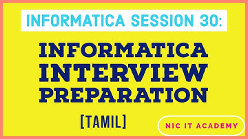 How to explain Informatica ETL project in interview தமிழில் | Informatica Project Architecture