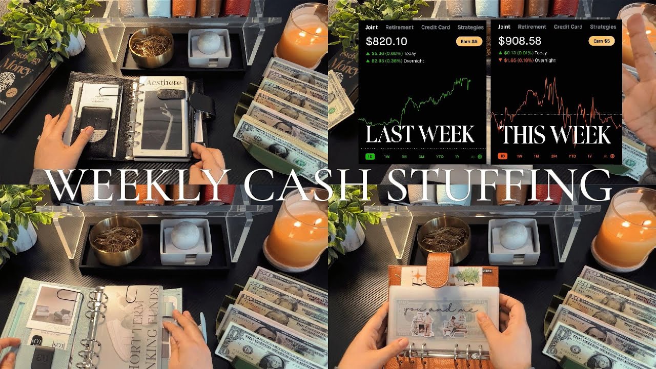 WEEKLY CASH STUFFING #cashstuffing #foryou