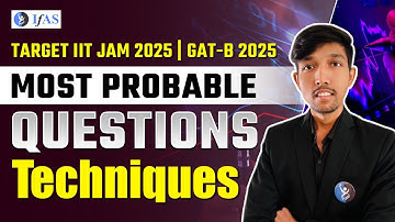 Techniques IIT JAM Biotechnology & GAT B Most Probable Questions 2025
