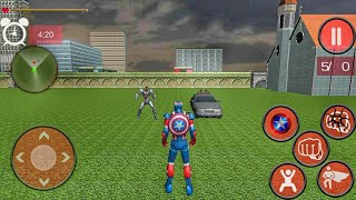 Flying Superhero Robot Crime City Battle + Link Download | Gameplay Android screenshot 2