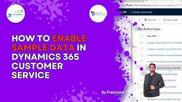 How to Enable Sample Data in Dynamics 365 Customer Service