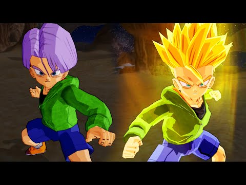 Kid Trunks vs Broly, DBZ Broly Second Coming