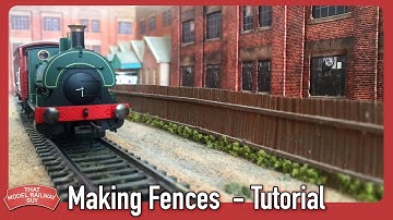 Hoe maak je goedkope hekken - Modelspoor tutorial