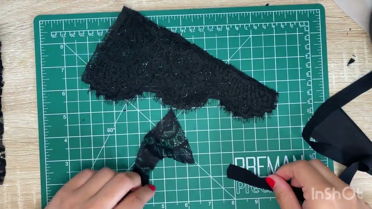 Cómo hacer un Semi hilo o tanga, tutorial, paso a paso lencería de dama, costura fácil