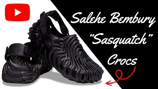 Salehe Bembury “Sasquatch” Crocs On Feet Look