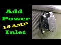 Add RV Power Inlet to RV