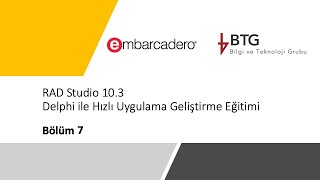 Bölüm 7: Delphi® ile Mobil (Android ve iOS) Uygulama Geliştirme (front-end) screenshot 4