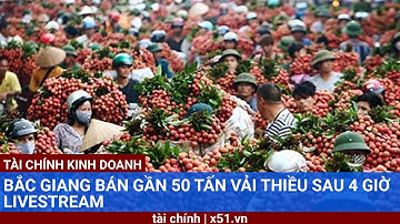 BẮC GIANG BÁN GẦN 50 TẤN VẢI THIỀU SAU 4 GIỜ LIVESTREAM