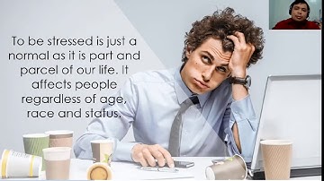 Personal Development Lesson 4: Coping with Stress in Middle and Late Adolescence Part - 1