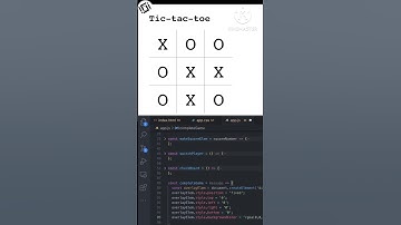 TicTac Toe Game Using JavaScript | JavaScript Project