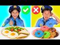 Don't Eat the Donuts! Kaden and Eva's Healthy Food Rescue Challenge