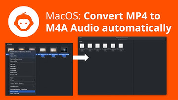 MacOS: Convert MP4 videos to M4A audio files using Automator