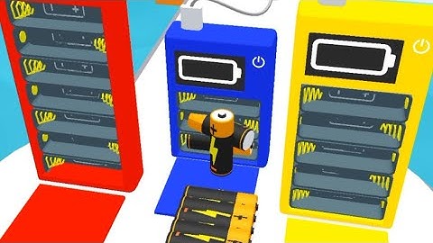 Battery Run — Android, ios Gameplay | Level 1,2&3