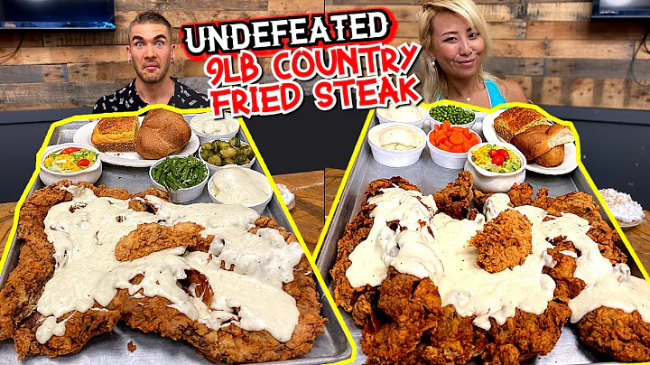UNDEFEATED 9LB COUNTRY FRIED STEAK CHALLENGE IN OK...