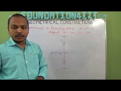 Video: Paano Makalkula Ang Mga Diagonal Ng Isang Rhombus