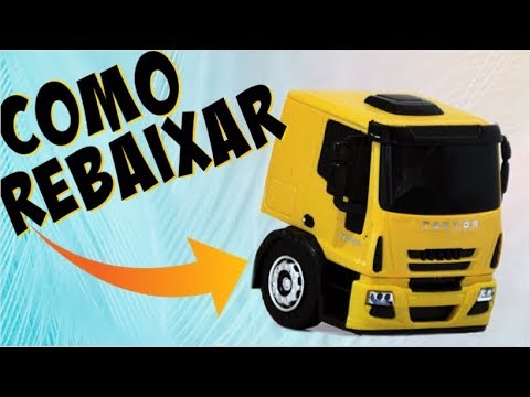 Como rebaixar um caminhão de brinquedo fácil e rapido 