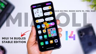 MIUI 14 Eu BUGLES Stable Edition for Poco M2 Pro/Redmi Note 9S/Pro/Max Review 