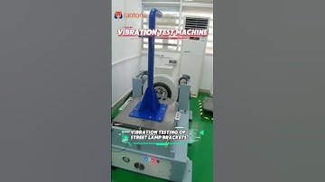 Vibration Test Machine Vibration testing of street lamp brackets #VibrationTestingMachine #Mechanica