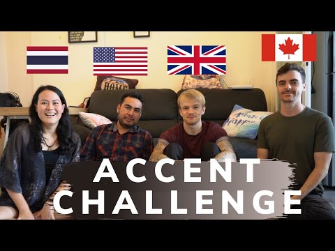 สำเนียงต่างๆของภาษาอังกฤษ ll Accent challenge