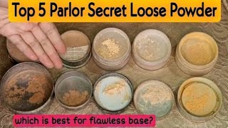 top 5 loose powder| which is best for oily, dry skin|how to use loose powder