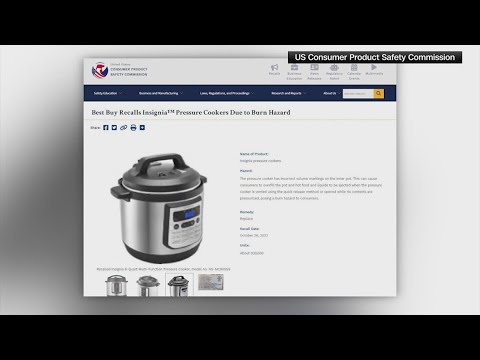 Recall Issued by Best Buy for Insignia Pressure Cookers Due to