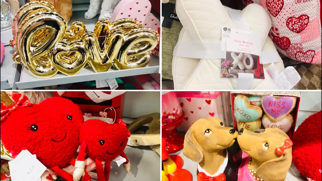 New Marshalls Valentines Day Decor and Throw Pillows 2024 with Me