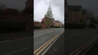 Plas street Wrexham Town Wales in UK