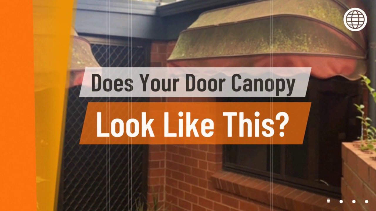 How to repair a Door Canopy YouTube