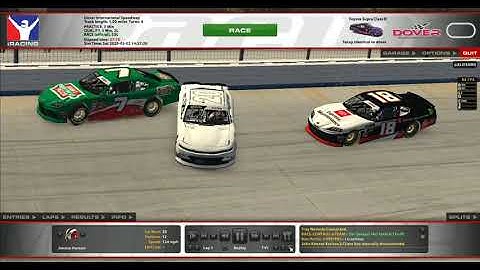 iRacing B Fixed @ Dover Lap One Crash