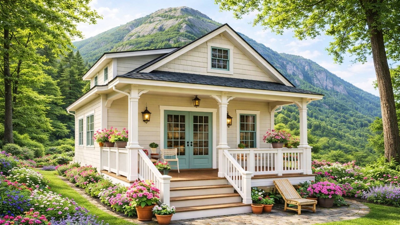 This Tiny Cottage Looks Like a Fairytale — But Feels Clean & Modern