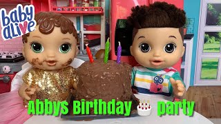 Baby Alive Abbys Birthday Party baby alive videos