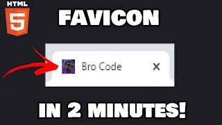 Learn Html Favicons In 2 Minutes! 🗿