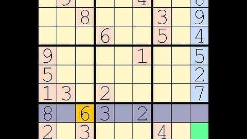 How to Solve Washington Times Sudoku Difficult  October 9, 2023