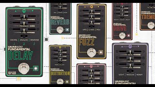 Hear the Walrus Audio Fundamental Series in Full: 8 Pro-Level, Easy-To-Use Effects Pedals