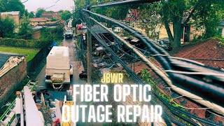 Inside a High-Stakes Fiber Optic Emergency Repair Mission. Outage 2024: Fire Damage