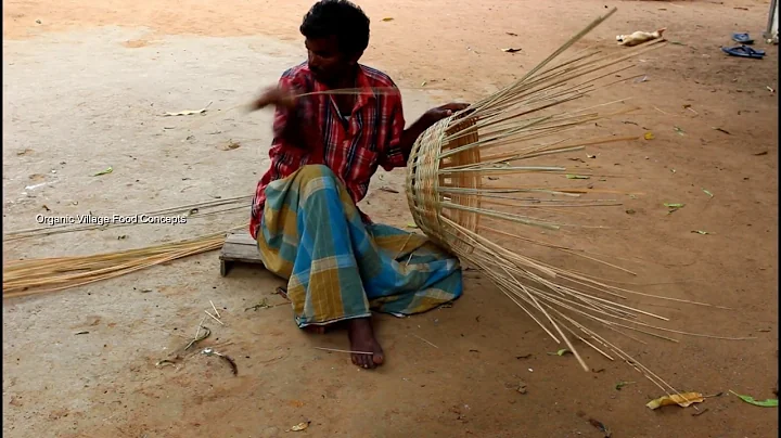 Primitive technology basket making trailer | Sustainable living | Dates tree leaves