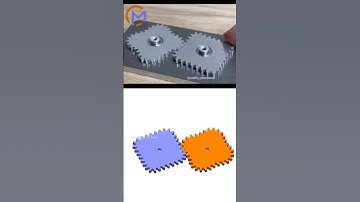 Square gears💡| Mechanical principles #powertransmission #simulation #solidworks #robotic #satisfying