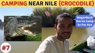 Camping With Crocodile in Sudan