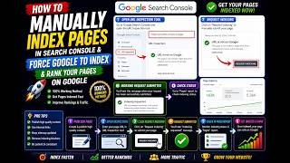 How to Manually Index Pages in Search Console & Force Google to Index & Rank your Pages on Google