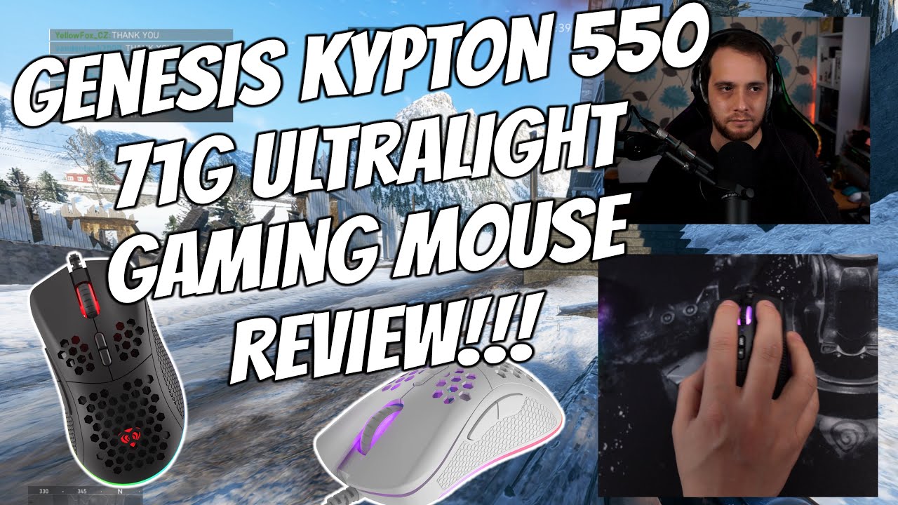 Genesis Krypton 550 Ultralight Gaming Mouse Review!!! - YouTube