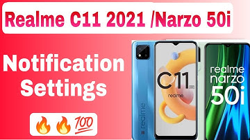 realme c11 2021 | notification settings | secure your information 💯👍