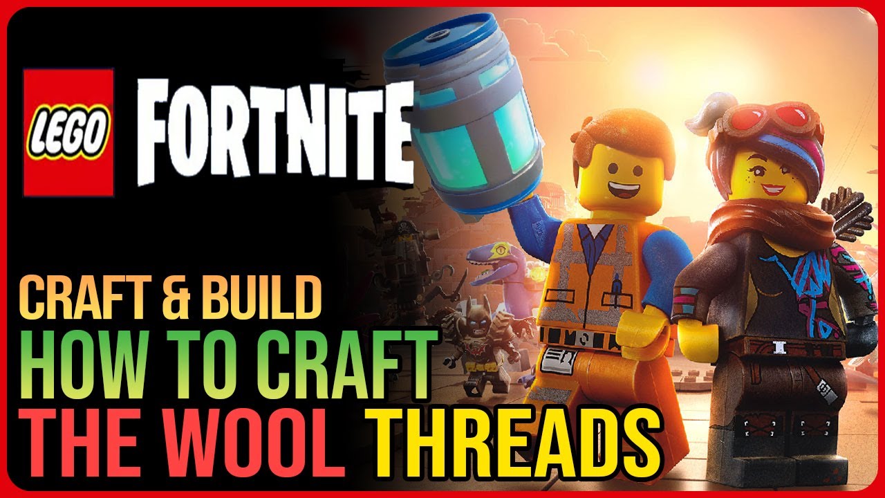 LEGO Fortnite How to Craft Wool Thread YouTube