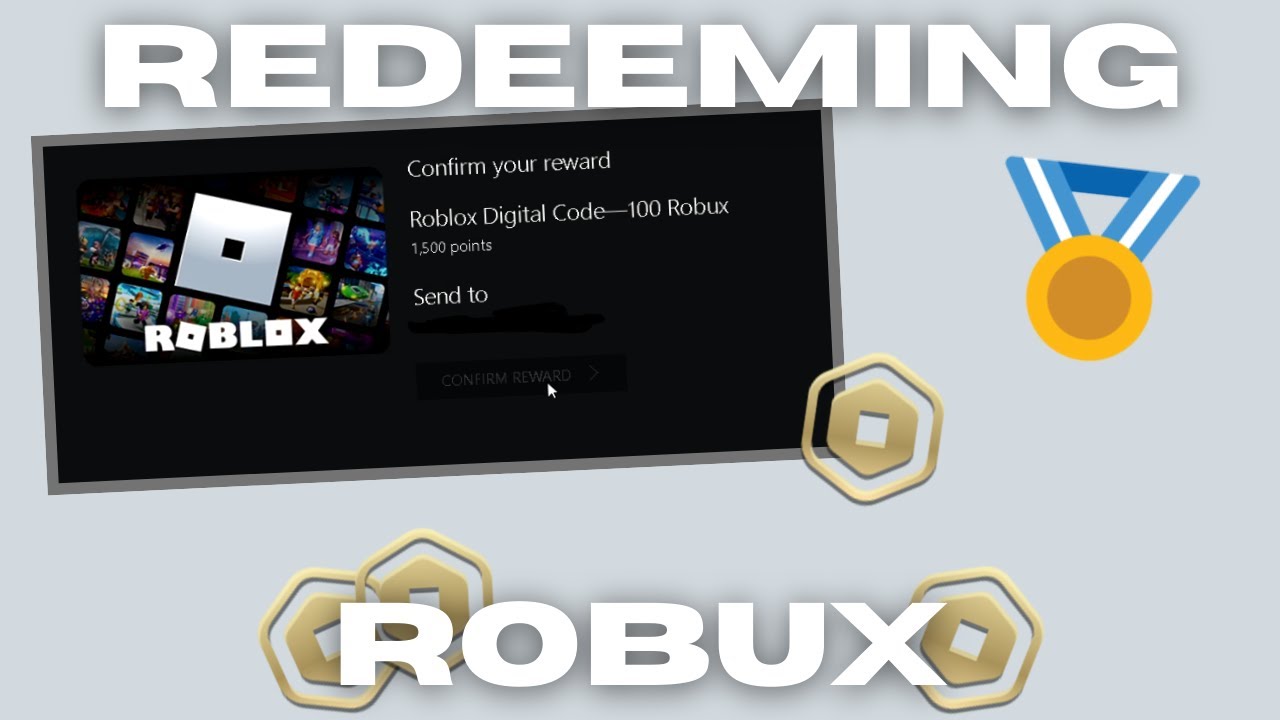 Redeeming 100 ROBUX through MICROSOFT REWARDS YouTube