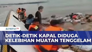 Diduga Kelebihan Muatan, ini Detik-Detik Kapal KM Dahlia F3 Oleng dan Tenggelam di Kutai Kartanegara