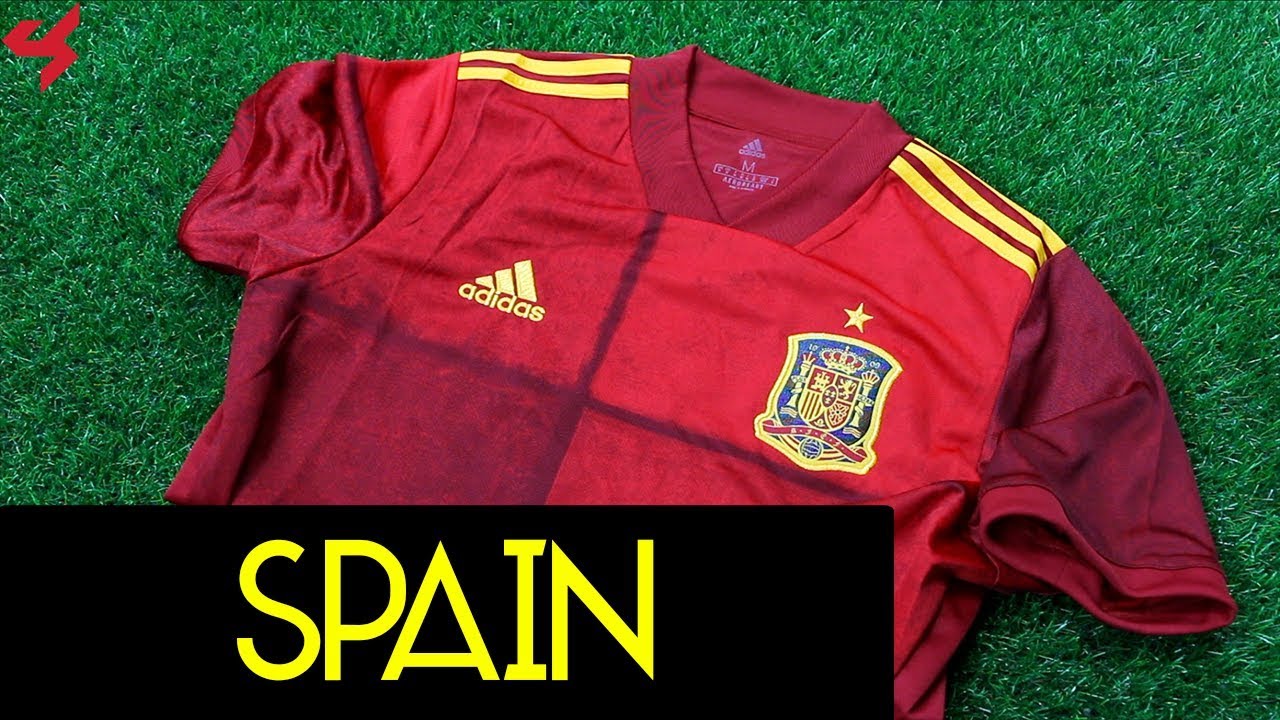 Escritor Canguro Promover Adidas Spain 2020 Home Soccer Jersey Unboxing + Review - YouTube