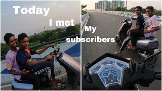 Moto vlog | Today i met my subscribers | Kolkata | #youtube #motovlog