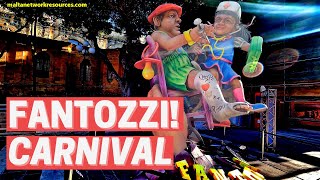 Karnival Ta Malta 2021 - Malta Carnival during the Pandemic in Valletta: Fantozzi and Peter Pan